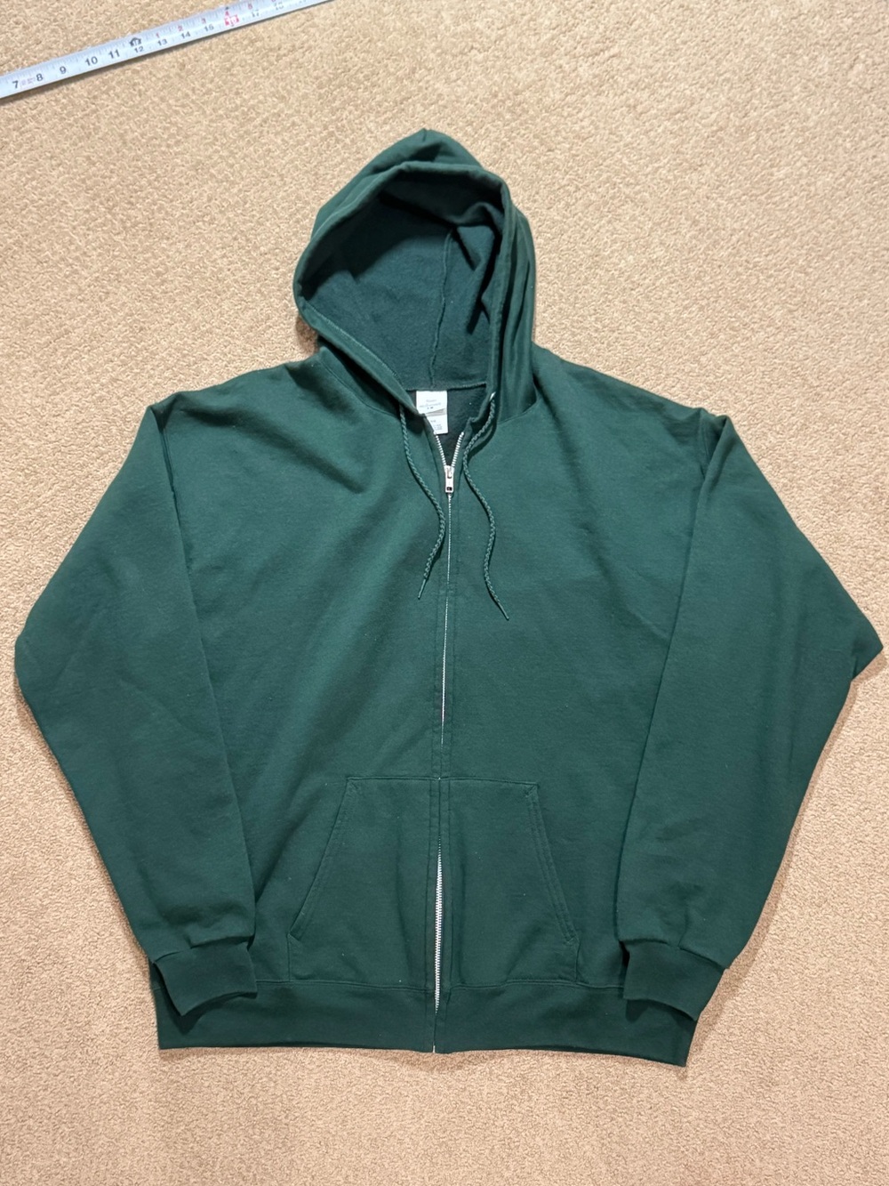 Hanes Men's Forest Green Full-Zip Hoodie